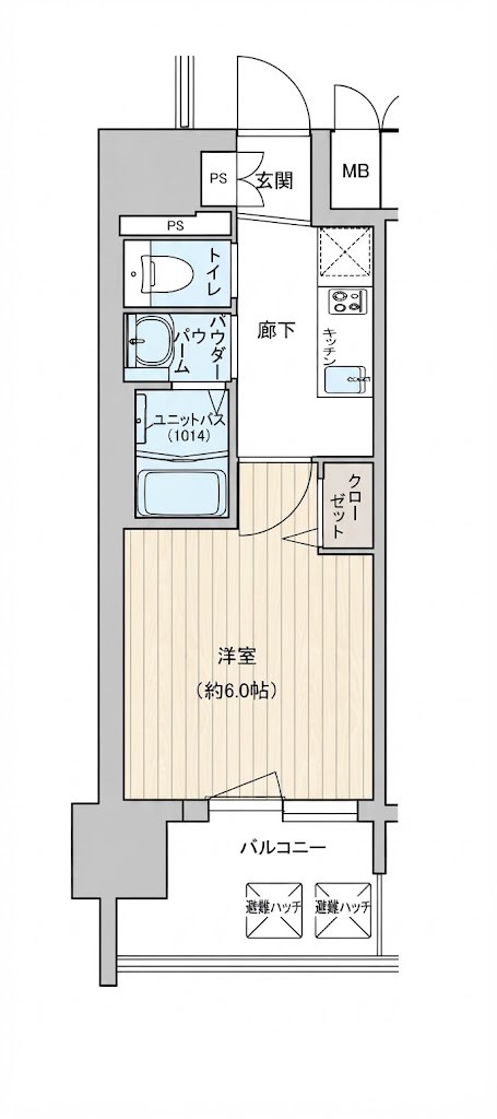 プレサンス西淡路レジェーロの間取り写真