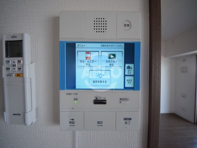 セキュリティ　グランデュール林寺　TVモニター付きインターホン