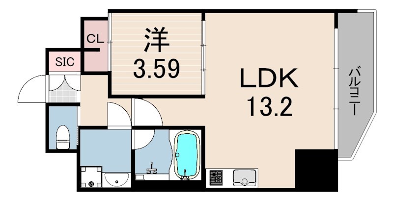 プレジオ日暮通の間取り写真