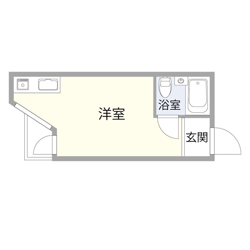 赤坂キャステールの間取り写真