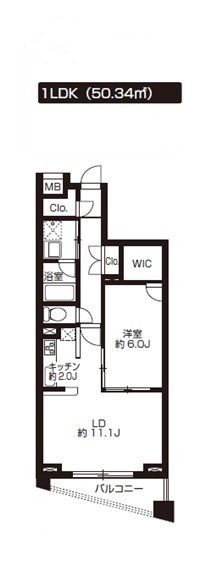 プライムアーバン日本橋大伝馬町の間取り写真