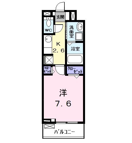 カーサ大塩の間取り写真