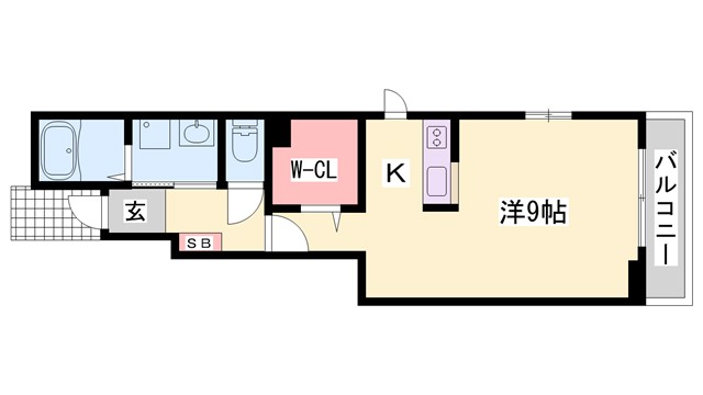 グランペール古賀IIIAの間取り写真