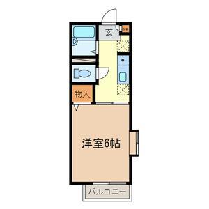 東武野田線 春日部駅 徒歩8分 2階建 築30年の間取り写真