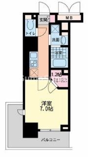 ハビテ靭センターコートの間取り写真