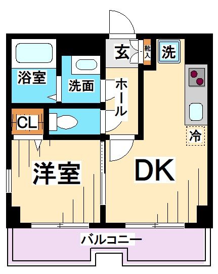 東京メトロ丸ノ内線 方南町駅 徒歩3分 8階建 築55年の間取り写真