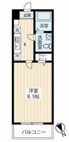 アンベリール吉祥寺EASTの間取り写真