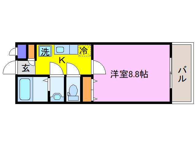 メゾンクレアの間取り写真