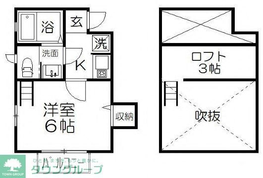 清静ハイムの間取り写真