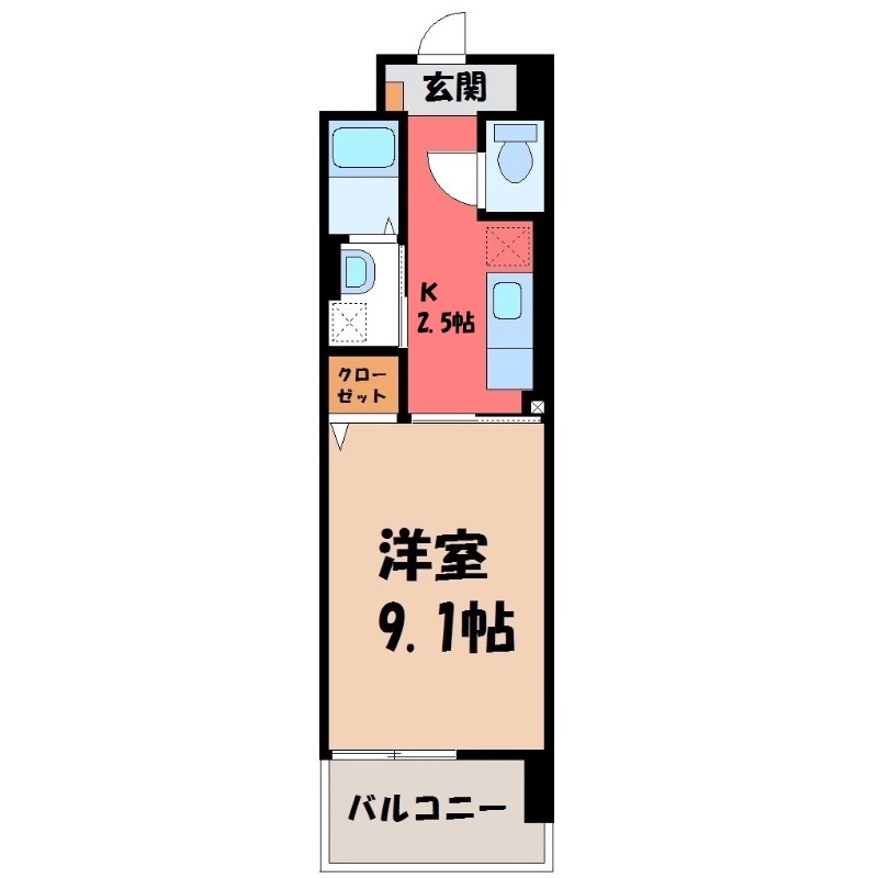 ヴァンベールの間取り写真