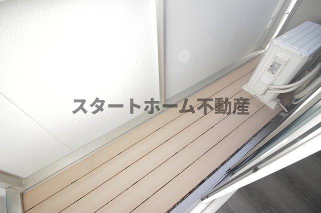 バルコニー　落ち着いた時間を過ごせるバルコニーです