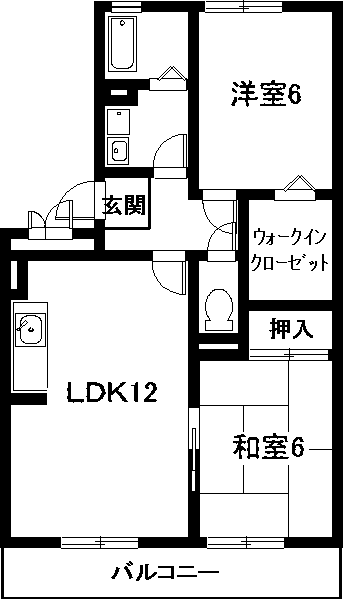 セジュール緑苑21の間取り写真