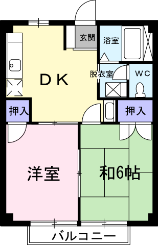 ブルーキャッスルの間取り