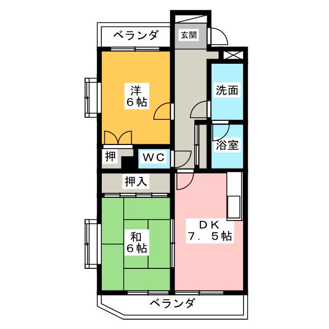 インペリアルハイツの間取り