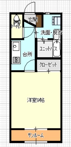 ヴォーグハマナスの間取り