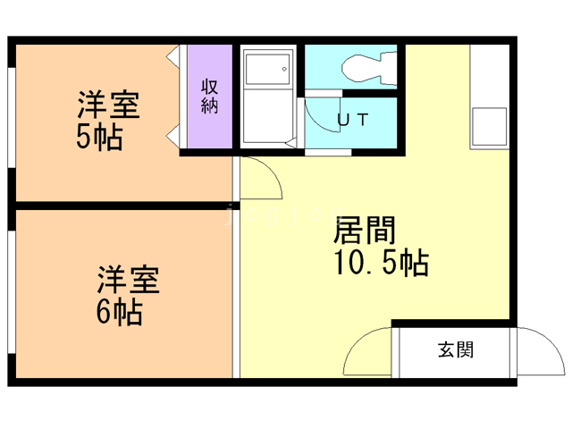 ドミール三笠IIの間取り