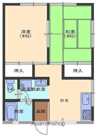 友栄ハイツIの間取り写真