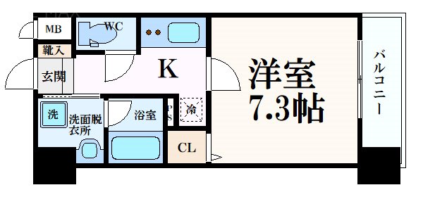 ベラジオ雅び烏丸十条IIの間取り