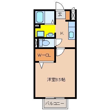 シャトル岬の間取り