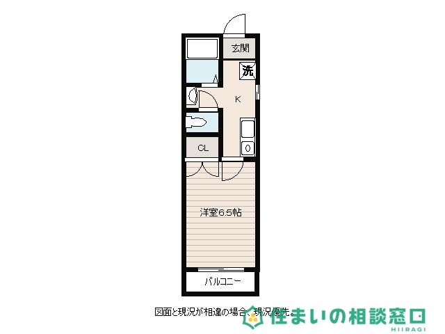 岡崎市明大寺本町のマンションの間取り