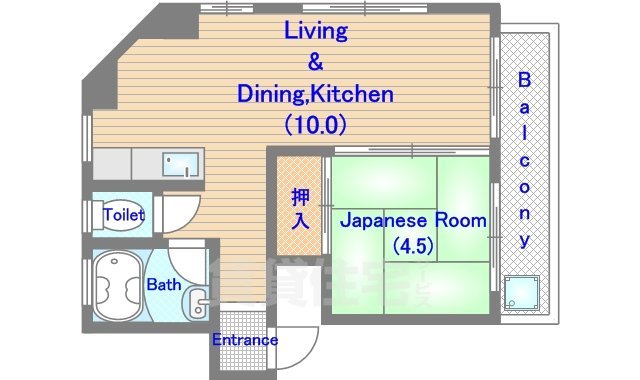 大室コータースの間取り