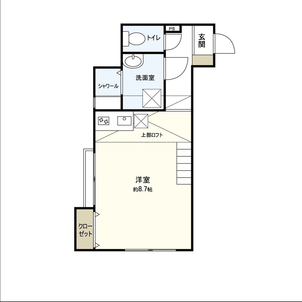 Ａｚｕｌ長町南の間取り