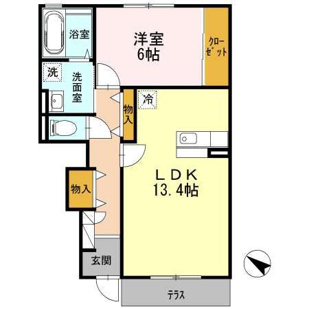 アルコバレーノの間取り