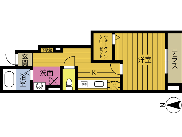 アスカ唯の間取り