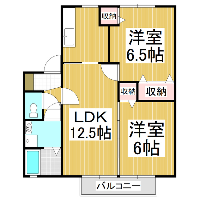 オアシスＴＡＫＥ　Ｃの間取り