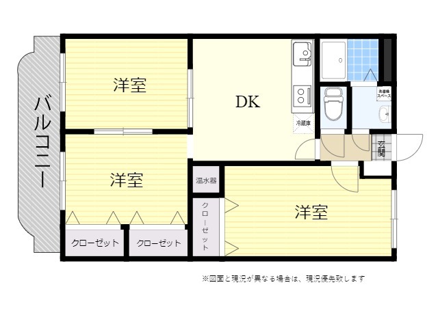 M　ジュールマンションの間取り