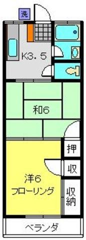 【雅風荘の間取り】