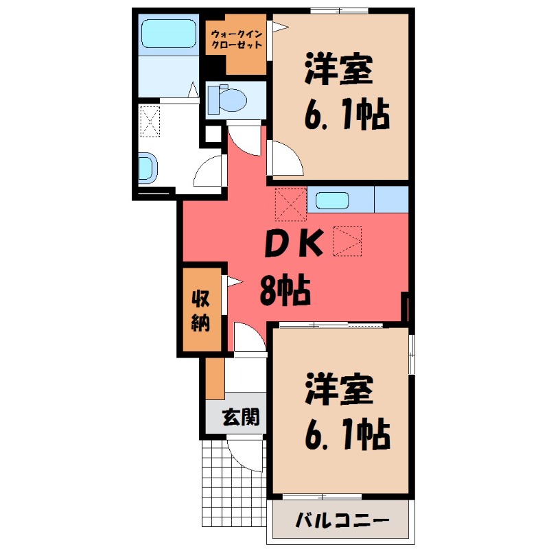 メルティング ポット 清水台の間取り