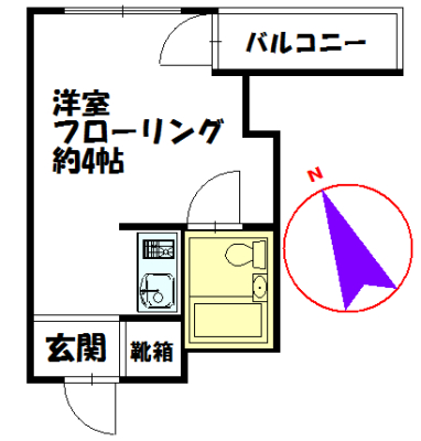 武蔵小金井スカイハイツの間取り