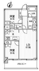 さいたま市大宮区吉敷町のマンションの間取り