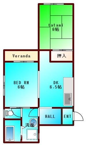 岡正マンションの間取り