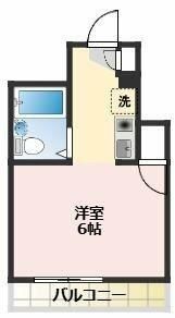 横浜市港北区篠原西町のマンションの間取り