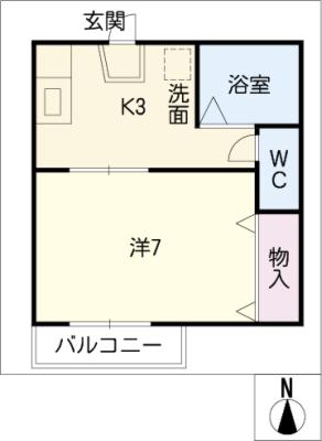 カスティーヌ青山の間取り