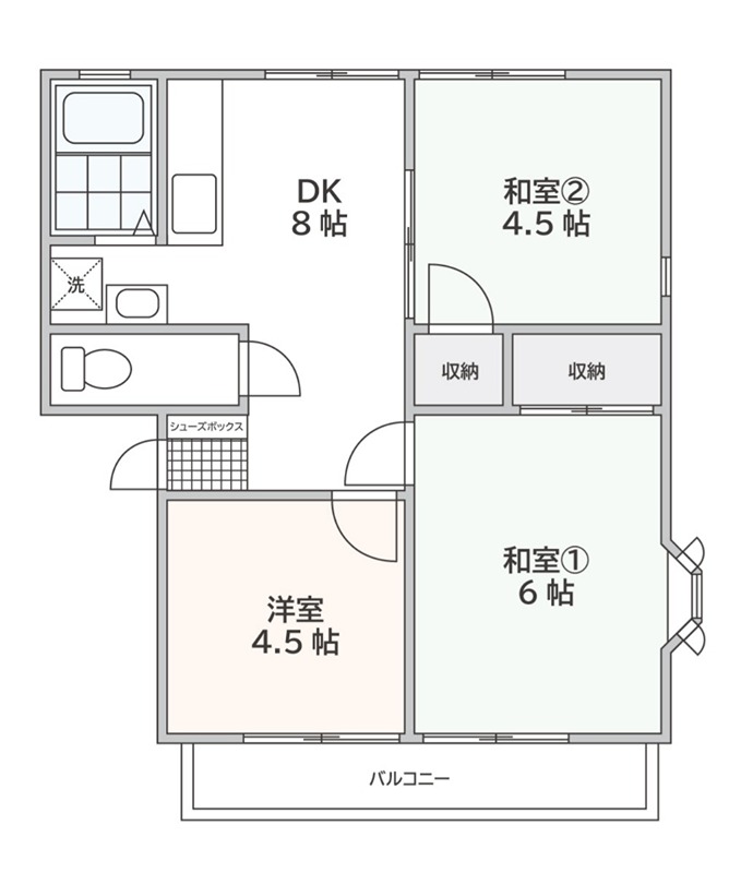 ウインディーコヤマの間取り