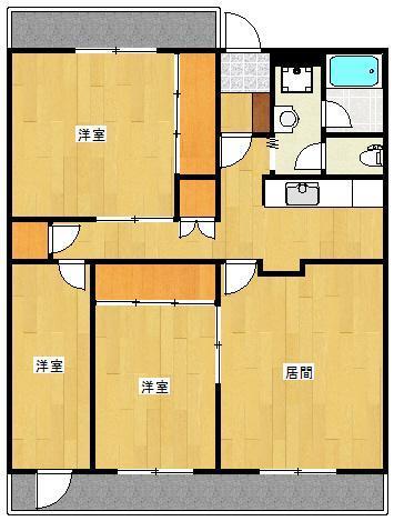 クロノス２６大分下郡Ａ・Ｂの間取り