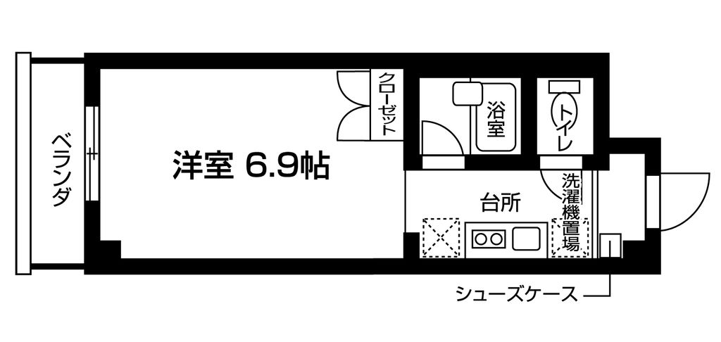 フェンテ本厚木の間取り