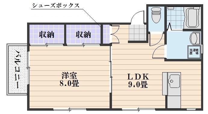 カーサ木村の間取り