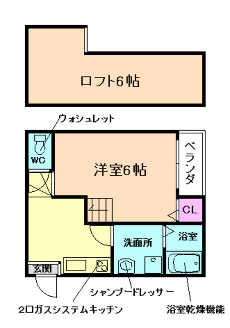 フェリオハウスの間取り