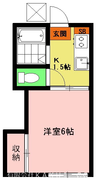 フォーブル栄の間取り