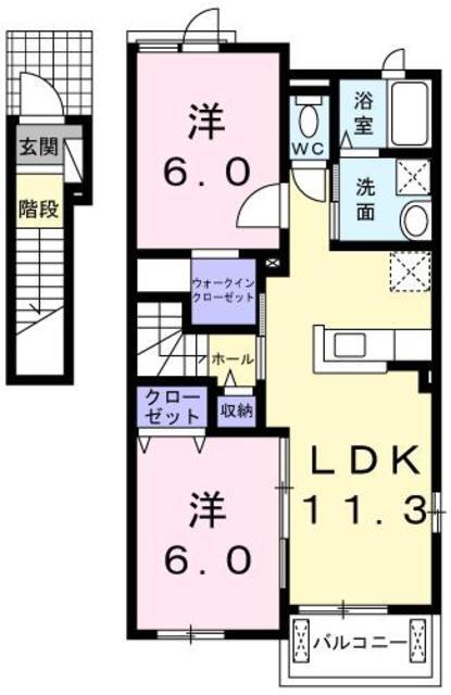 アルカディアの間取り