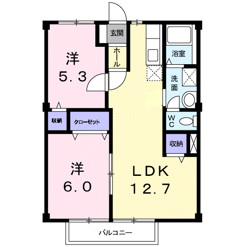 グランピア西条の間取り