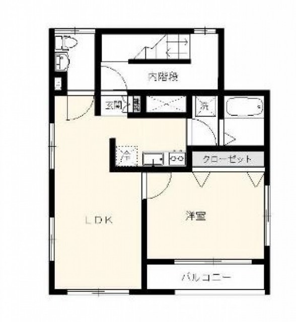 大田区大森北のマンションの間取り