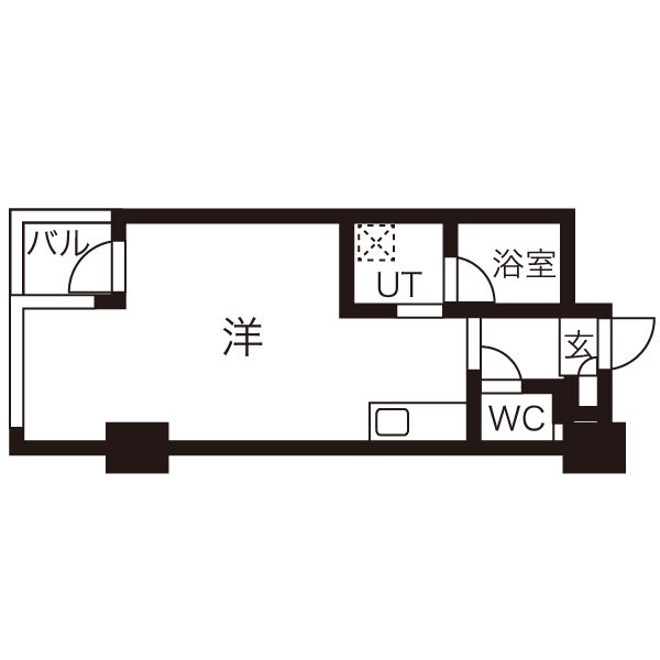 刈谷市半城土西町のアパートの間取り