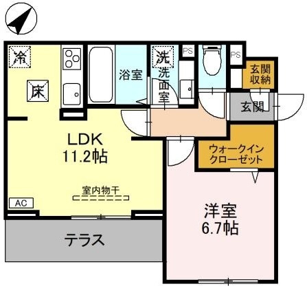 さいたま市北区宮原町のアパートの間取り