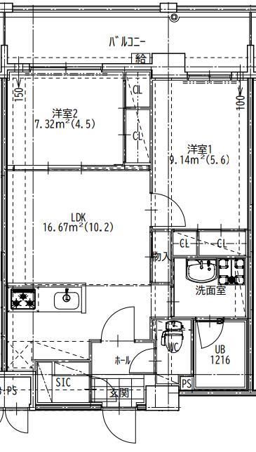 Quintet　Minami　Fukuokaの間取り