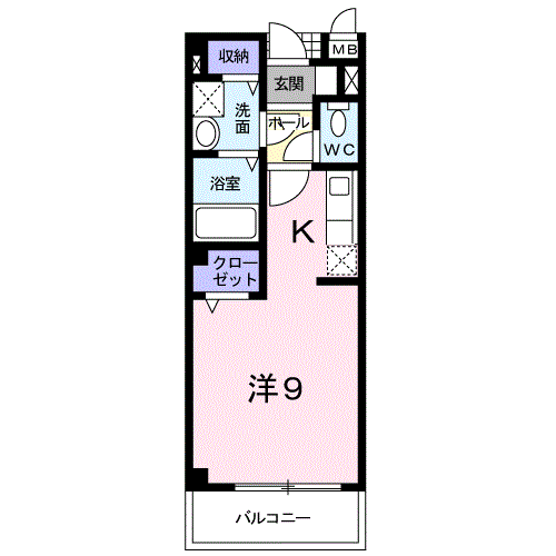 エレガント由布の間取り